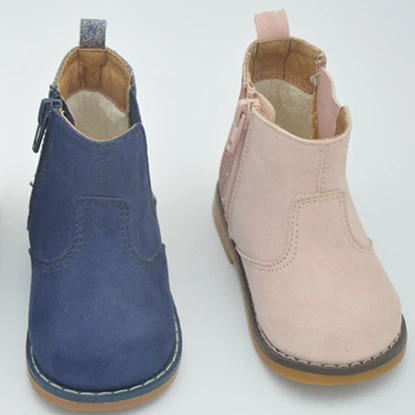 

Kid Ankle Bootie Glitter baby shoes leather
