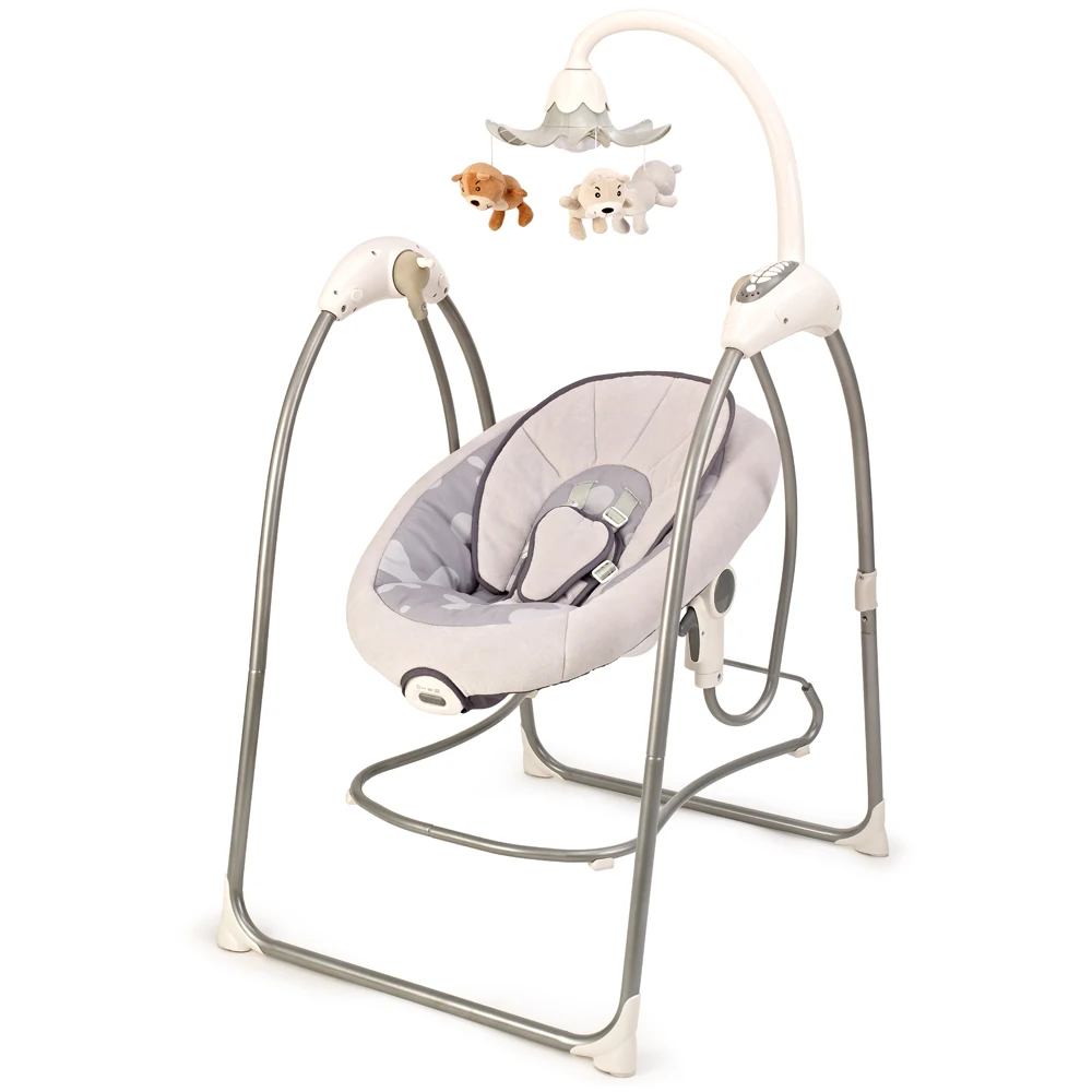 baby swing and bouncer