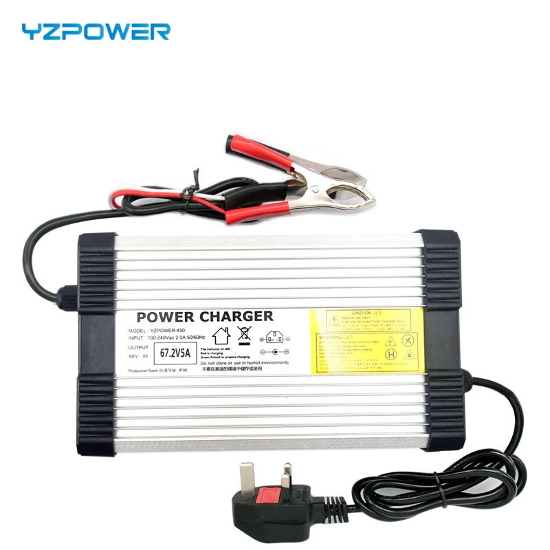

YZPOWER Electric Vehicle High Voltage Battery Charger 58.8v 8a 5a For 14 Cells Li-ion Battery Electric Car, N/a