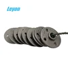 Pipe Fittings Retro Decor 1/2" Malleable Cast Iron Floor Flange Shelving Brackets Four Holes Flange 1/2 Inch Floor Flange
