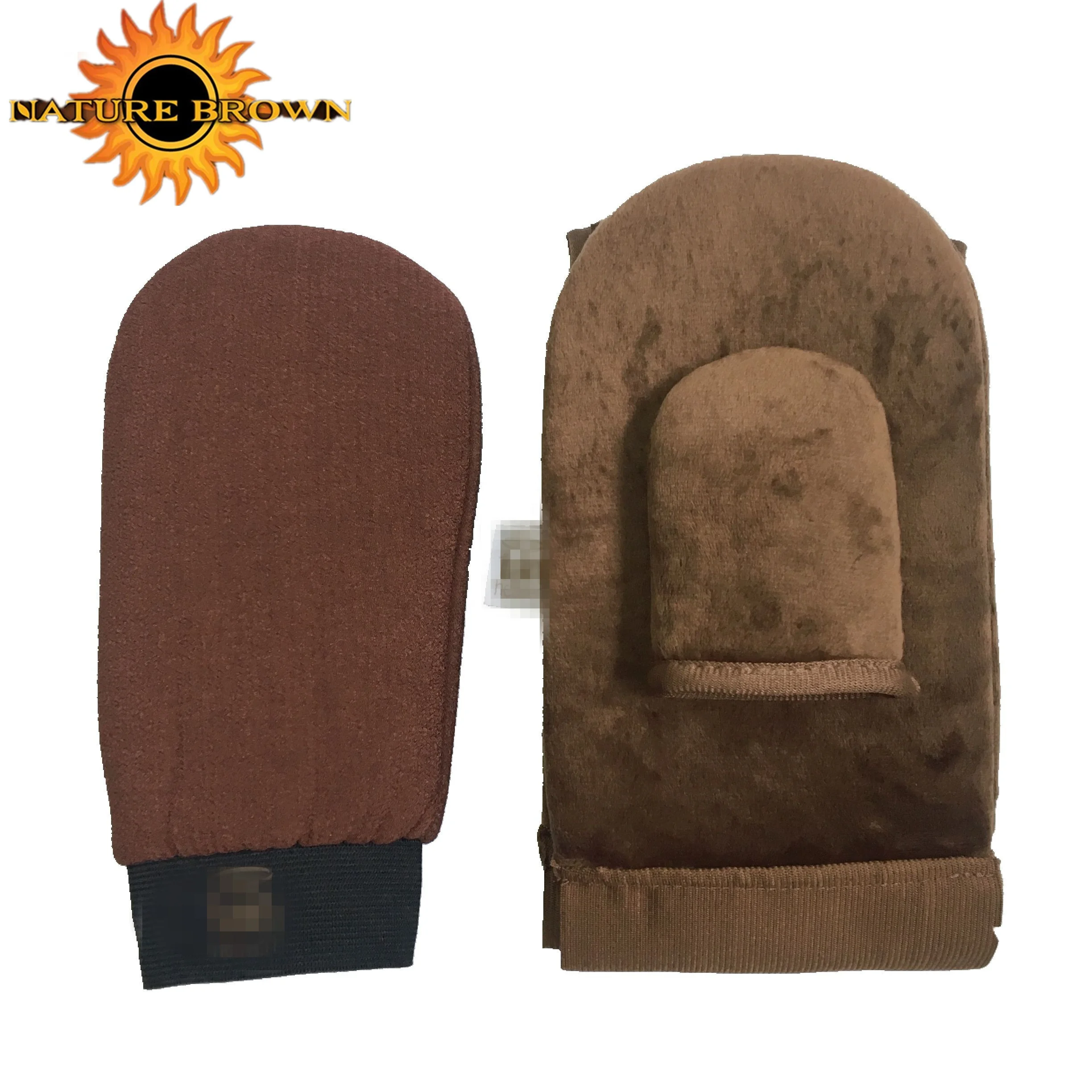 
Manufacture hot selling comfortable self tanning mitt 