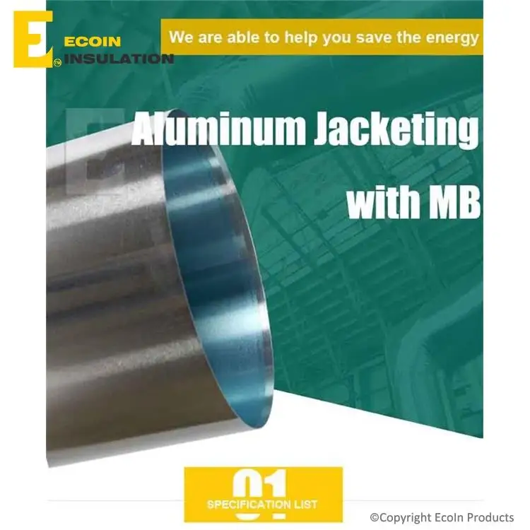 Exterior Pipe Insulation Jacket,Stainless Steel Jacketing For Insulation,Tubing Insulation