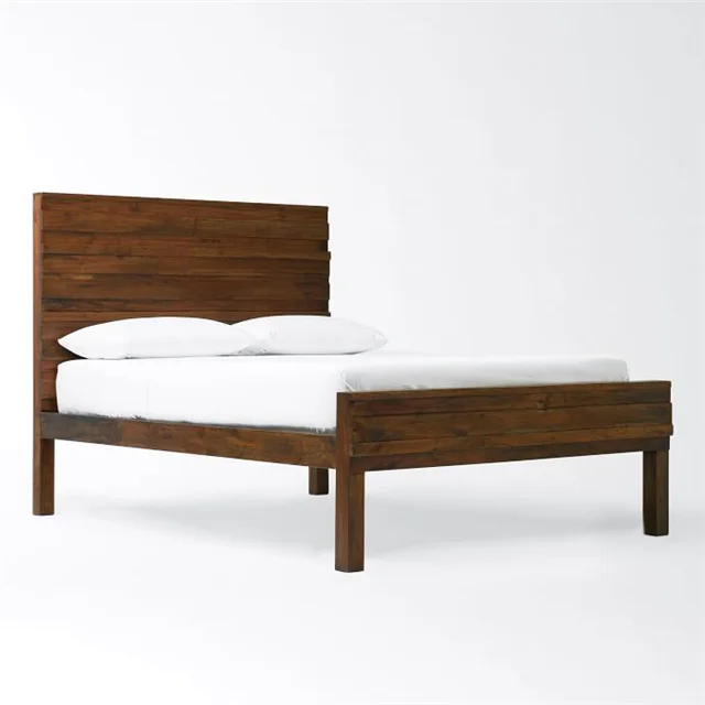Hot Sale Indian Wood Double Bed Designs Price Adult Solid Wood Bed