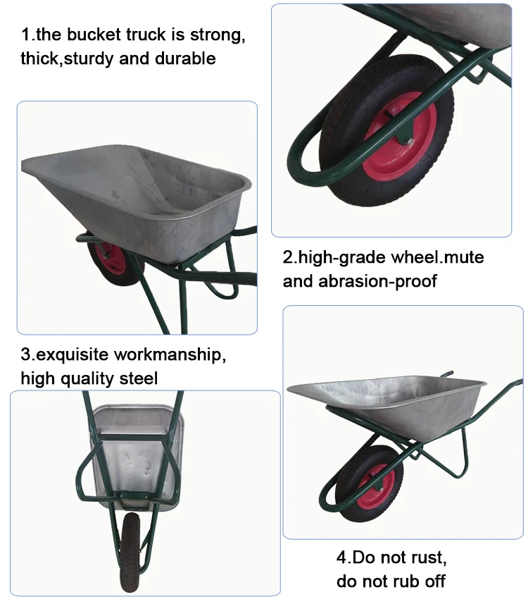 Heavy Duty 75l Wheel Barrow Garden Wheelbarrow Buy Various Types Of