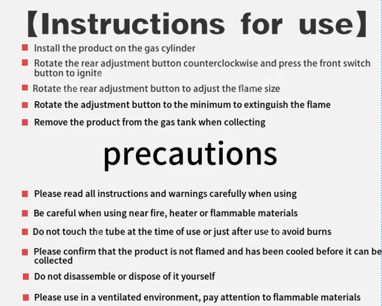 920 High Quality Gas Welding Torch Lighter Gas Torch Flamethrower Gas