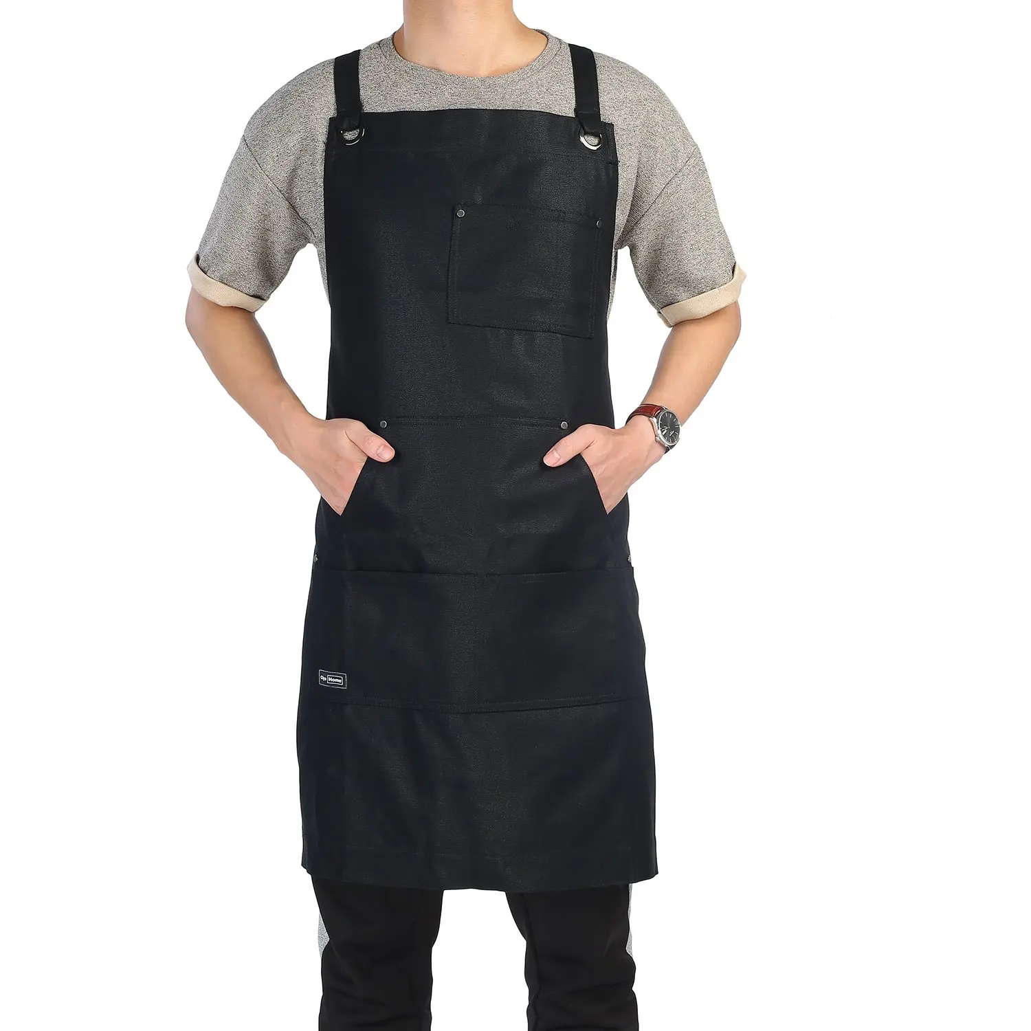 19.99. Work Apron, Clya Home Heavy Duty Waxed Canvas Apron Shop Apron with ...
