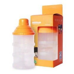 Customized Logo High quality 3 Layers Baby Milk Powder Container 