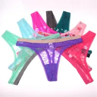 

Underwear Women Plus Size Sexy Lingerie transparent Thongs and G String Lace Panties