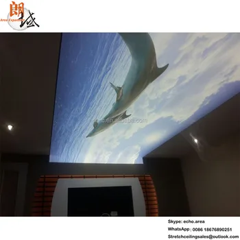 Promotion High Quality Eco Friendly Waterproof Bathroom Best Ceiling Material Pvc Stretch Ceiling Film Guangzhou Market Buy House Ceiling