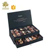 High Quality Wholesale Custom Black Chocolate Match Small Paper Box with Hot Gold Stamping Logo