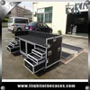 Workstation Drawer Flight Case with Shock Mounted and Rack Mounted Area