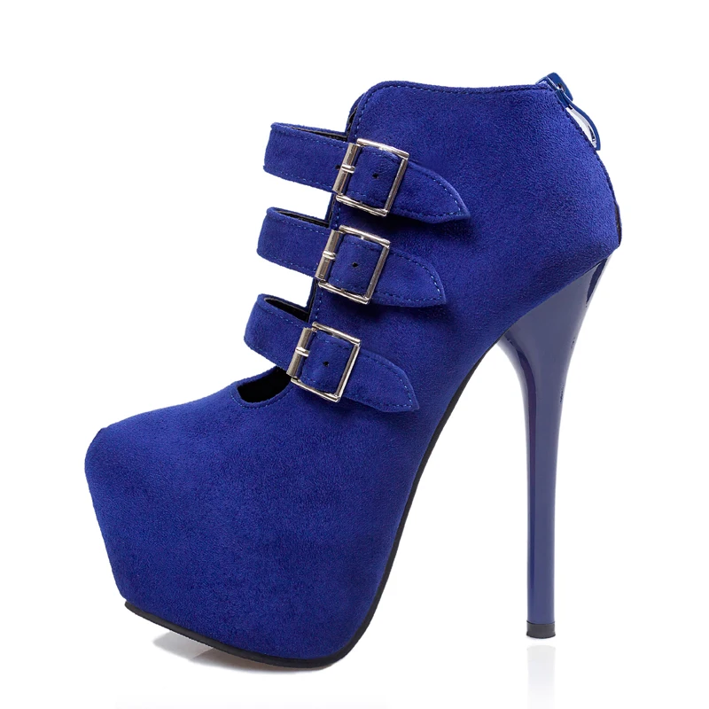Cheap Blue Medium Heel Shoes, find Blue 