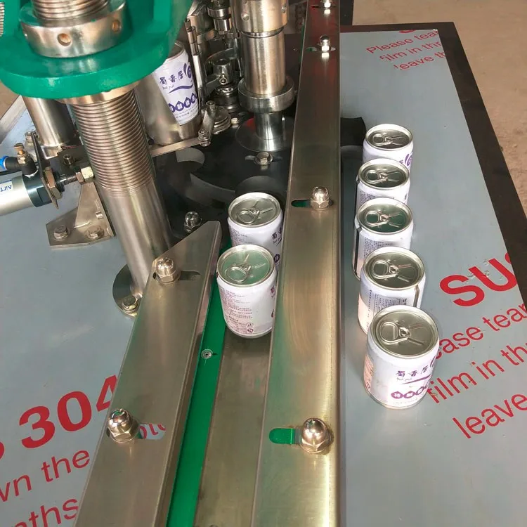 Small Fruit Food Canning Machine Automatic Canned Tuna Sealing Machine