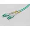 Aliexpress polish factory sale free sample LC-LC OM3 MM DX UNIBOOT 2.0/3.0 aqua optic fiber patch cord with Rod