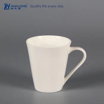 350ml Oem Large Order Low Price Plain Ceramic Travel Coffee Mugs V 350ml Oem Large Order Low Price Plain Ceramic Travel Coffee Mugs V Shape