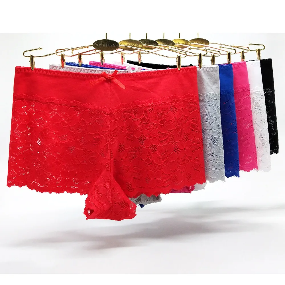 Women Sexy Lingerie Cheeky Lace Hipster Panties Underwear