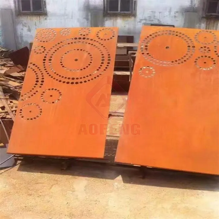 Astm High Quality Corten Steel Sheet For Garden Edging For Landscaping