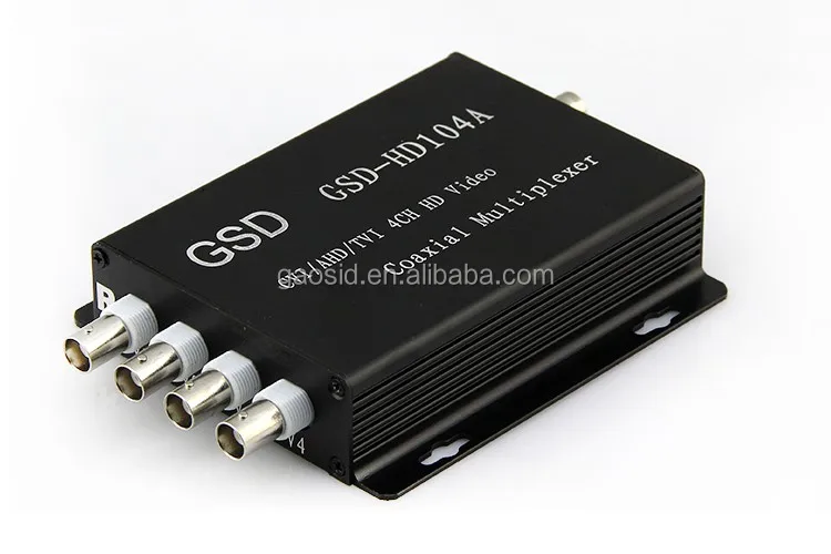 4 channel cctv ahdcvitvi Video coaxial Multiplexer (11)
