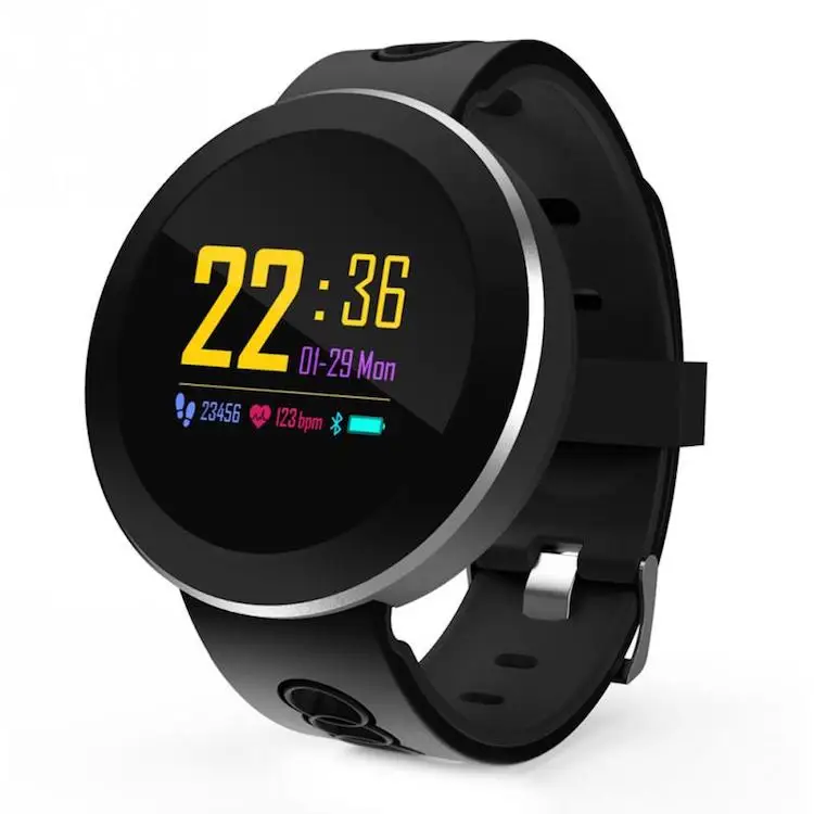 

2019 Colorful touch screen Q8pro Smart bracelet fitness tracker blood pressure Q8pro android smartwatch IOS sports wristband