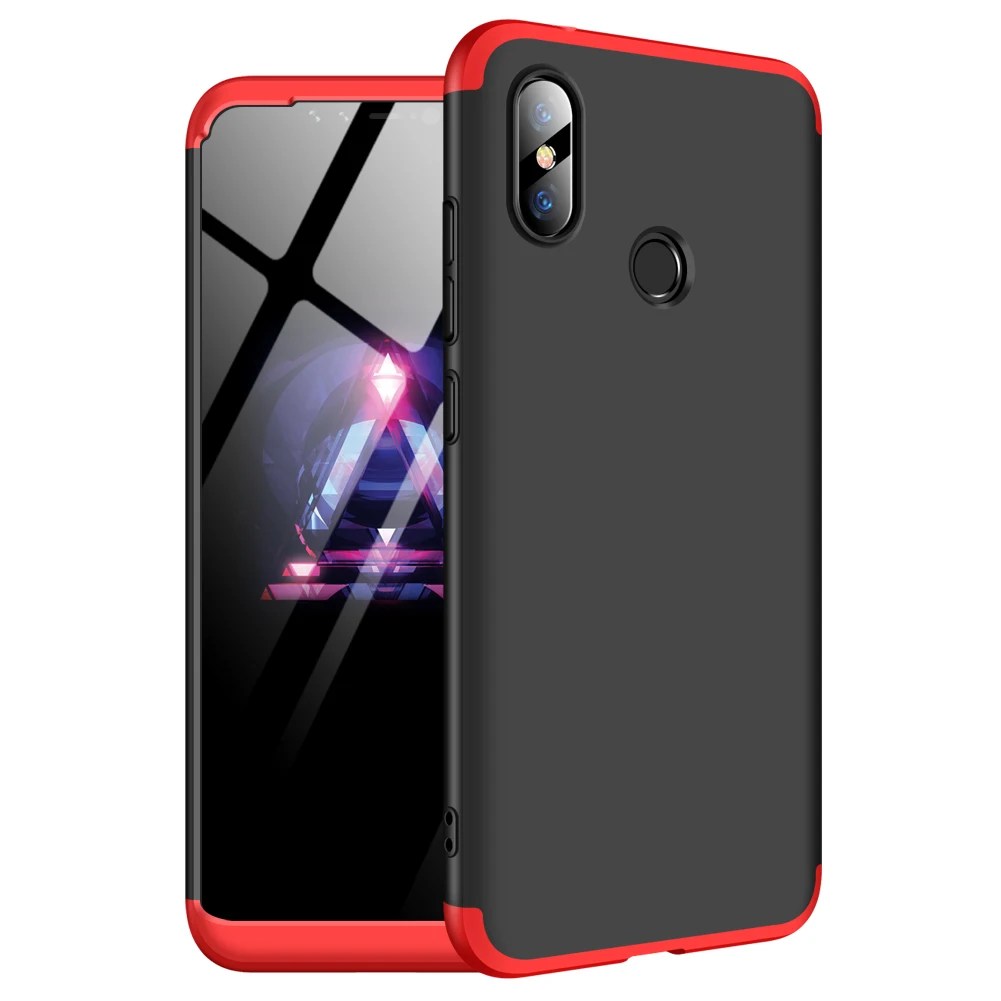 

GKK Rugged Cover Phone Case for Redmi Note6 Pro Case 360 Degree Full Protection Hard PC 3 in 1 for Redmi Note 6 Pro