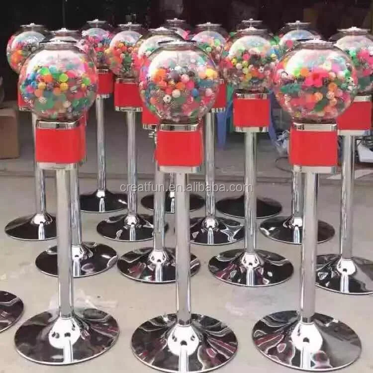 Mini coin operated gumball game capsule vending machine gashapon machine
