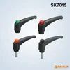 SK7015 Adjustable handles with thread clamp handle lever adjustable clamping handles nylon clamping lever