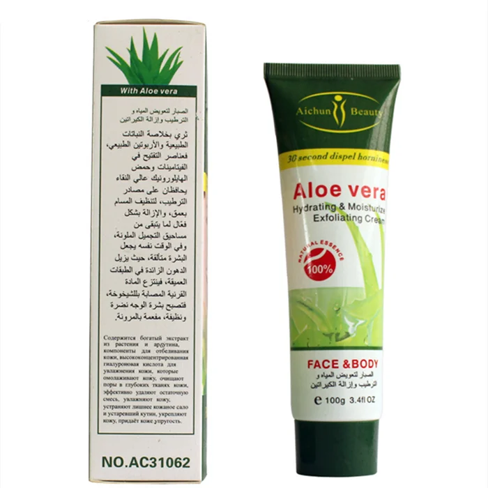 aloe vera hydrating & moisturizing peeling gel