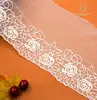 Embroidery French Tulle Lace Fabric trimming and bordering mesh water soluble white/black