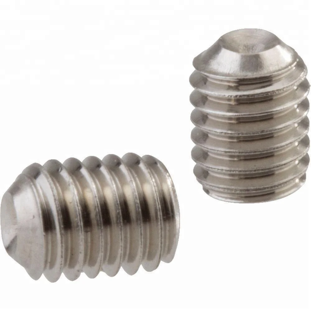 
DIN 944 dog point socket brass tox nylon tip endless/ no head/hollow/grub set screw for door handle set 