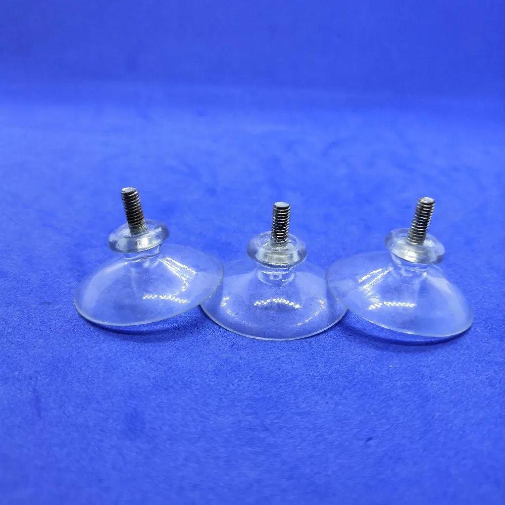 Shqn Clear Pvc Plastic Suction Cups With Mounting Screws For Glass