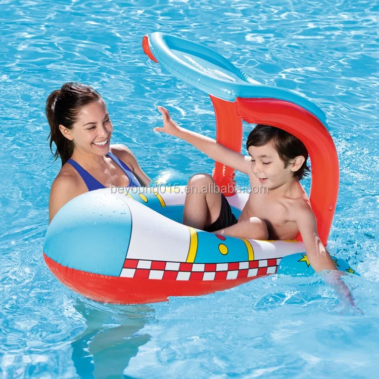 baby pool float with cover