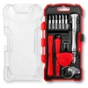 Hi-spec easy to use red electronic tool set phone repair kit for mobile phone repair