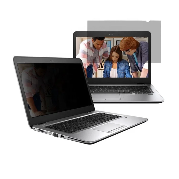 

14 Inch (Diagonally Measured) Privacy Screen protector Filter for Widescreen Laptops Anti Glare, Light black