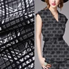 Free sample check / stripe knitted tr jacquard fabric suit man
