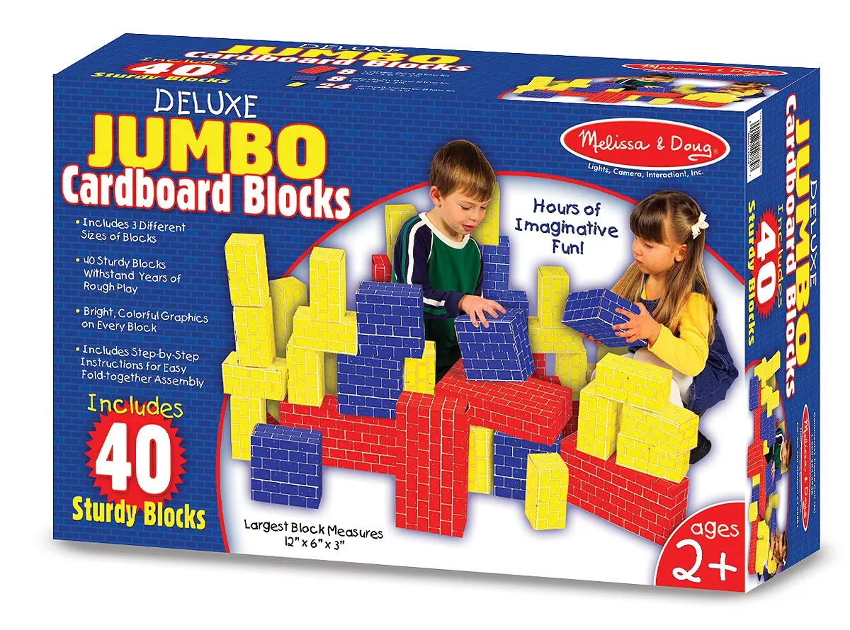 cardboard blocks for kids