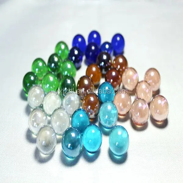 
transparent glass marbles pink colour handmade toy marbles 