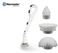 

Vacmaster electric floor cleaner rechargeable 3.6v turbo power cordless wet spin scrubber machine,3 replace Brush Heads-DSC01