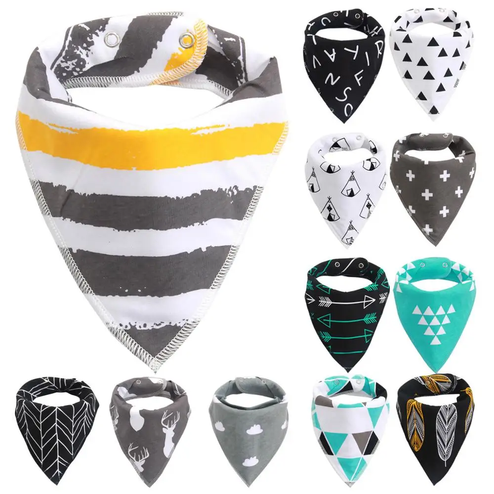 

Wholesale Eco Friendly Personalized Multicolor image Cotton Dog Bandana, Multi color