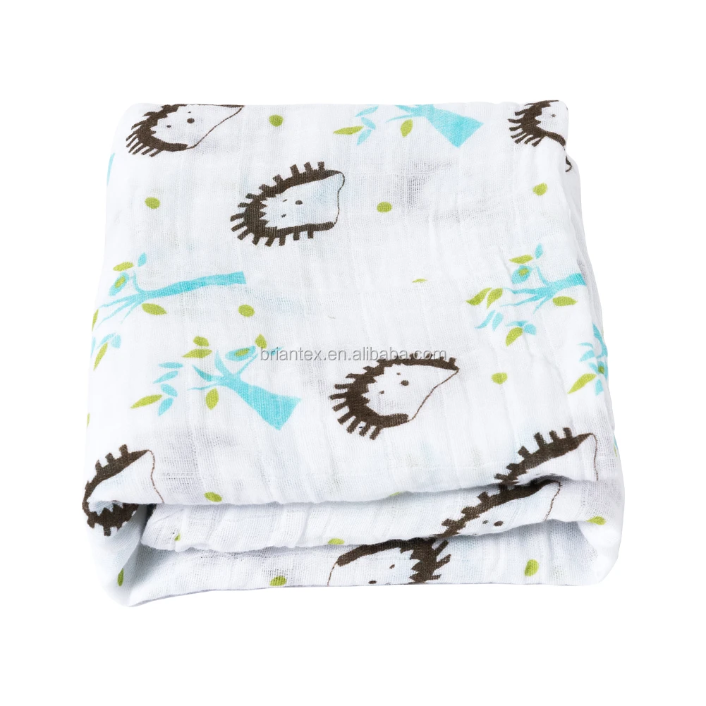 Muslin Baby Swaddle Blanket 3 Pack 47''x 47'' Large Muslin Cotton