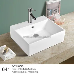 641 Ceramic Above Mounted Washroom Bathroom Sink