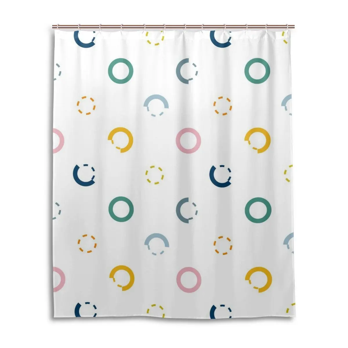 Semi Circle Curtain Find Deals On Line At Get Quotations Suabo Polyester Waterproof Fabric Shower Curtain Decorative Bathroom With 12 Hooks 60 W