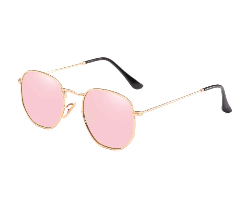 

2018 new arrivals round sunglasses metal frame fashionable designer sunglasses polarized light blocking Zhejiang glasses, Picture