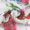 3D Cartoon Style pure georgette Printed Silk Fabric For Children Garment