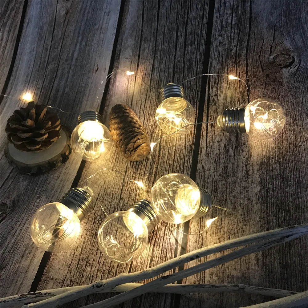 Personalized design battery operated led bulb fairy string outside icicle christmas lights