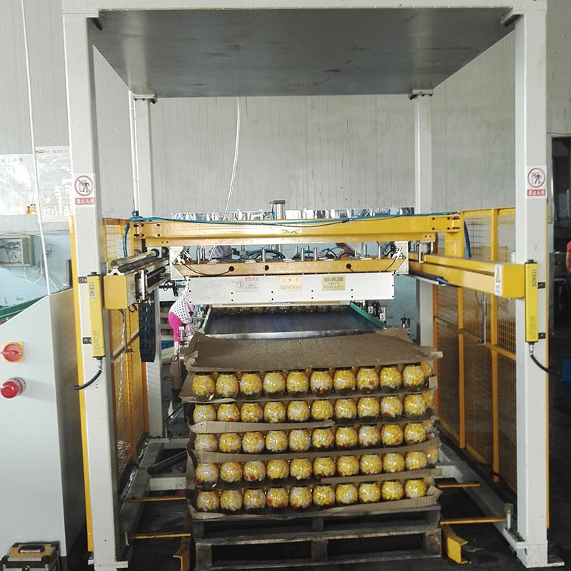 automatic filled bottle depalletizer machine