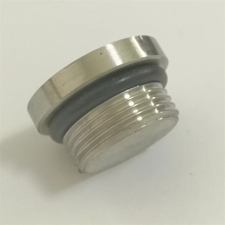 Stainless Steel M22*1.5 Blanking Plug With Oring Seal/ Hexagon Recess