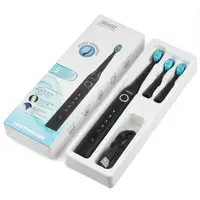 

Wholesale Electric Toothbrush Sonic Wave Rechargeable Chip Toothbrush Head Whitening Healthy Black Automatic Electric Toothbrush