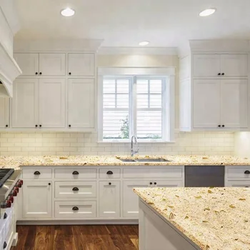 Kitchen Countertop Star Beige Quartz Stone Yellow Countertops