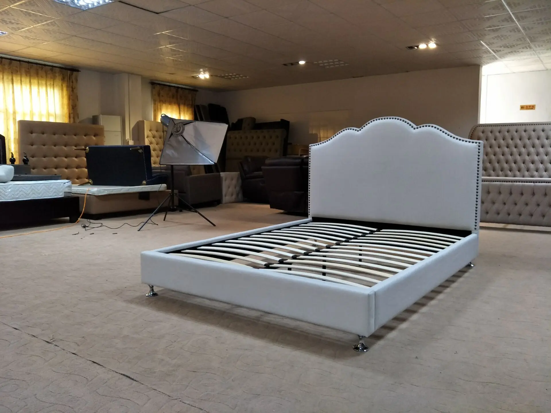 Wood Bed Super King Size Bed High Headboard Hotel Designer Bed Buy