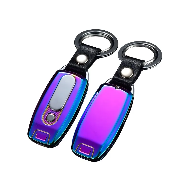 

Newest electric rechargeable usb lighter Keychain heat coil torch usb keychain lighter oem, Black, gold, blue,navy blue,silver, red (simple, brushed, matte)